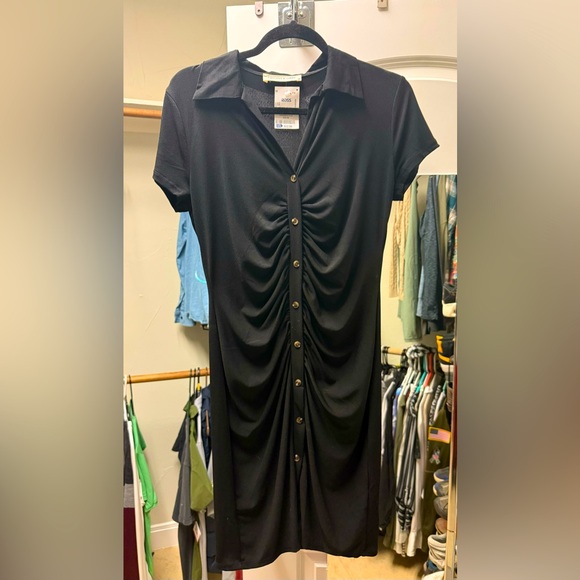 Brand new with tags black button up dress - Picture 1 of 1